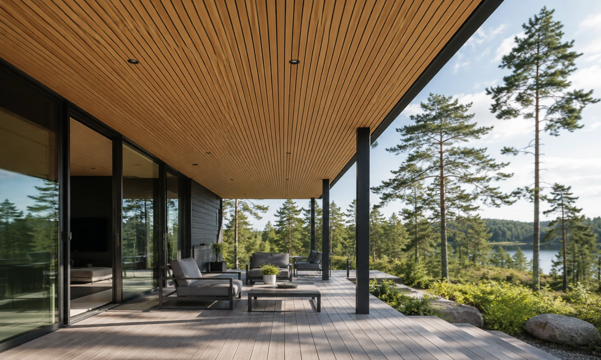 Lineawood protected exterior soffit panels