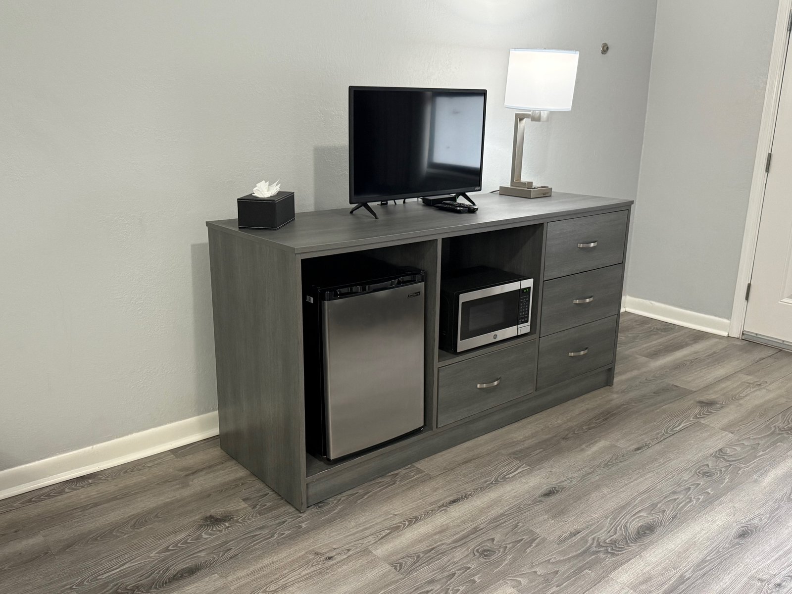 Dormitory TV and Dresser Console