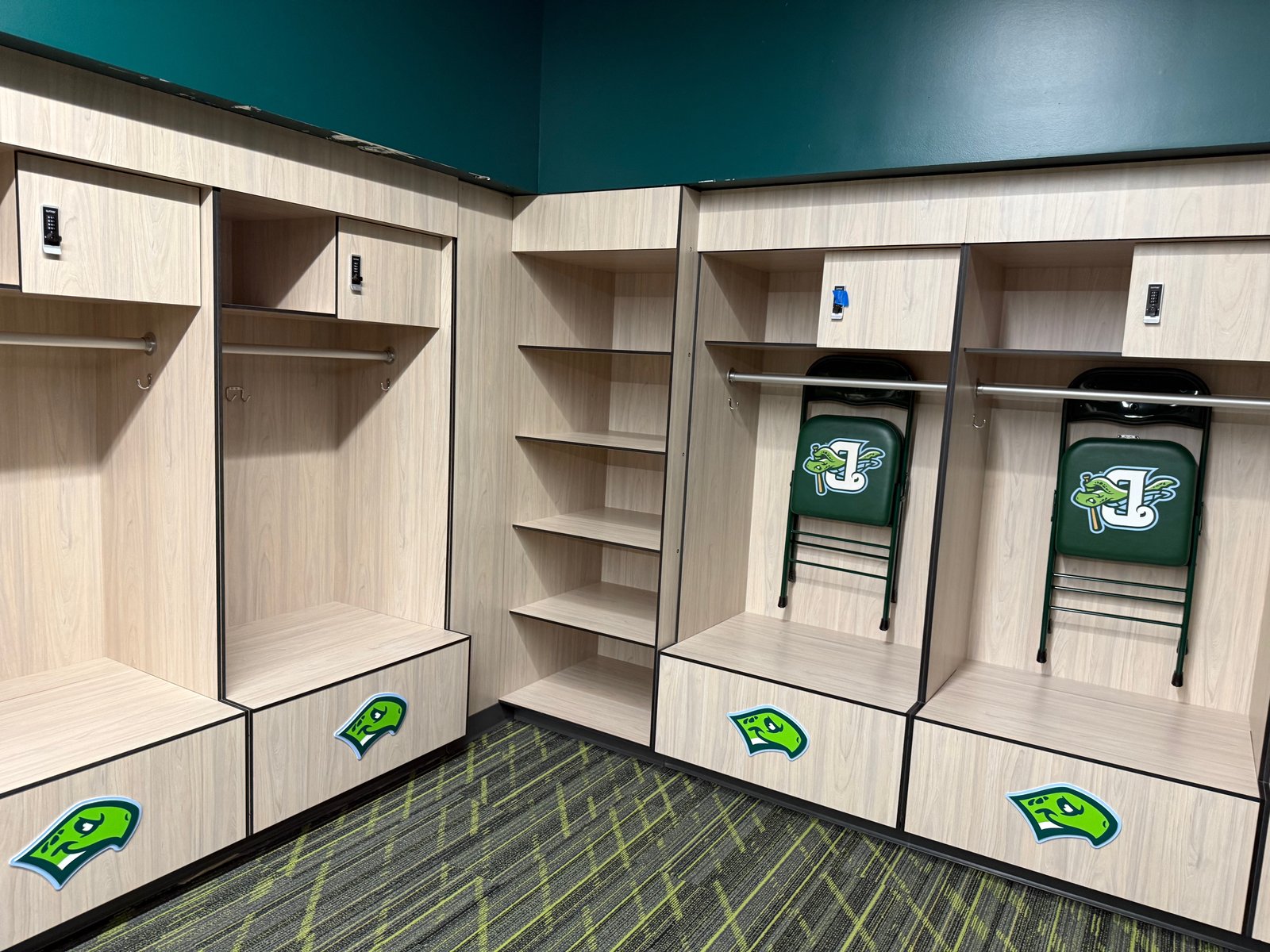 New Locker Installation Corner