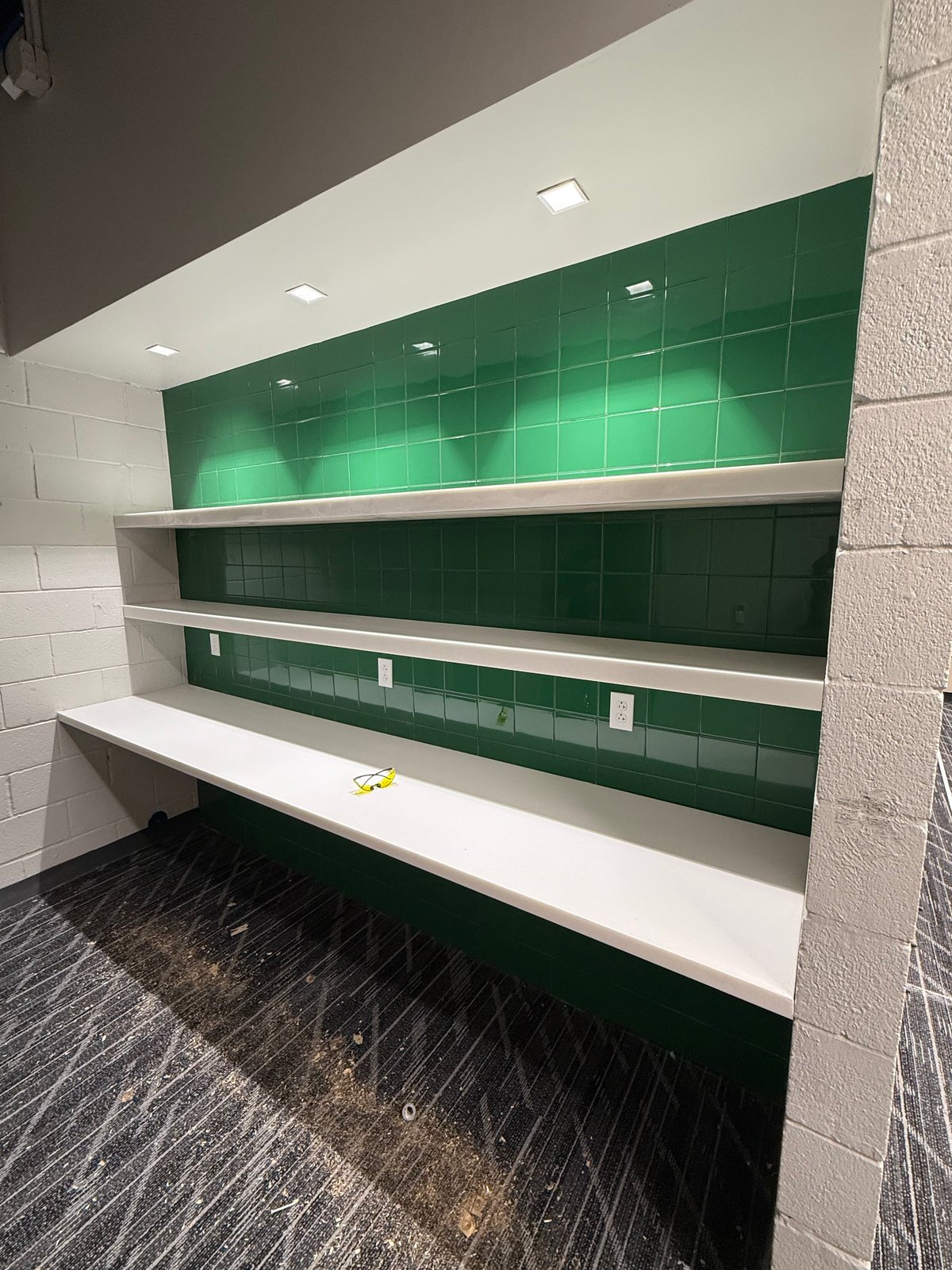 Wash Room Shelving Detail