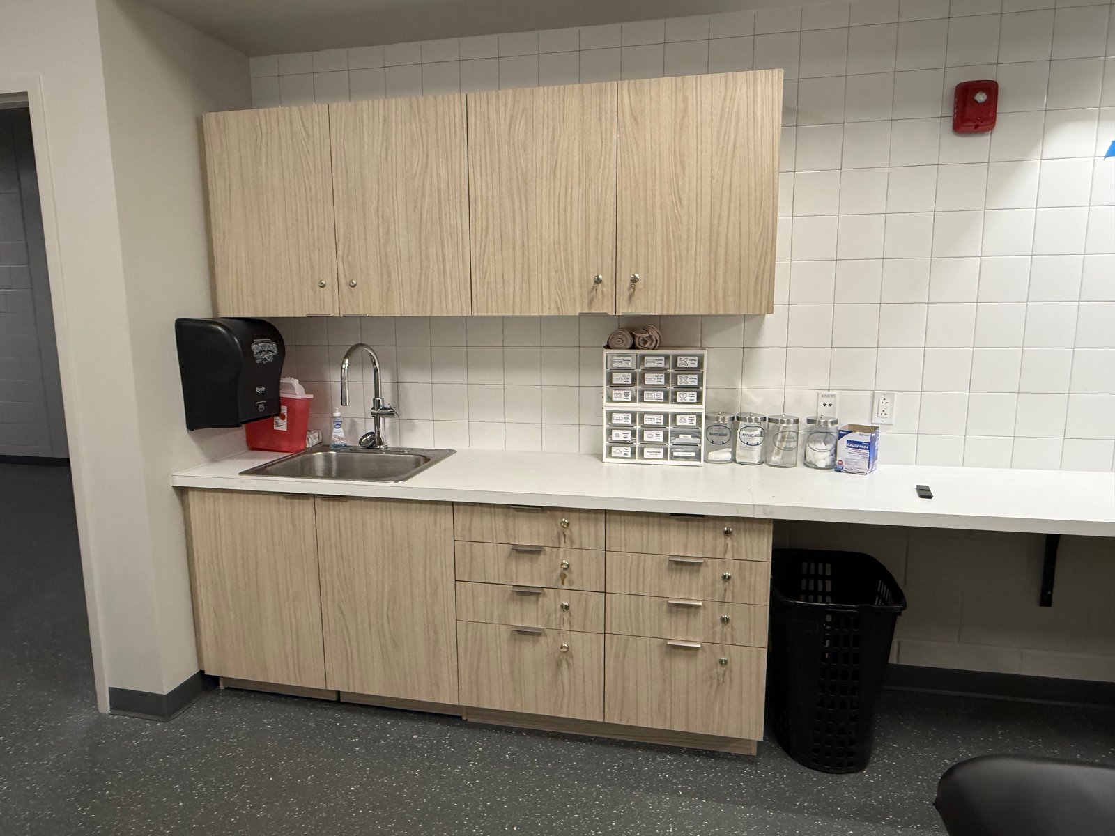 Athletic Training Room Cabinetry