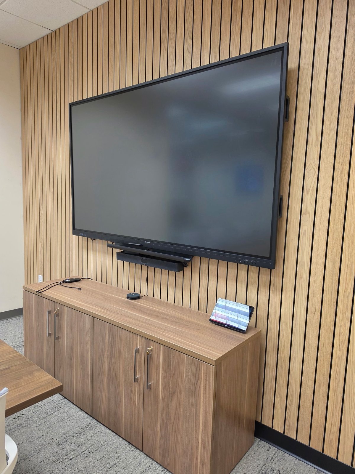 Wood Credenza Detail