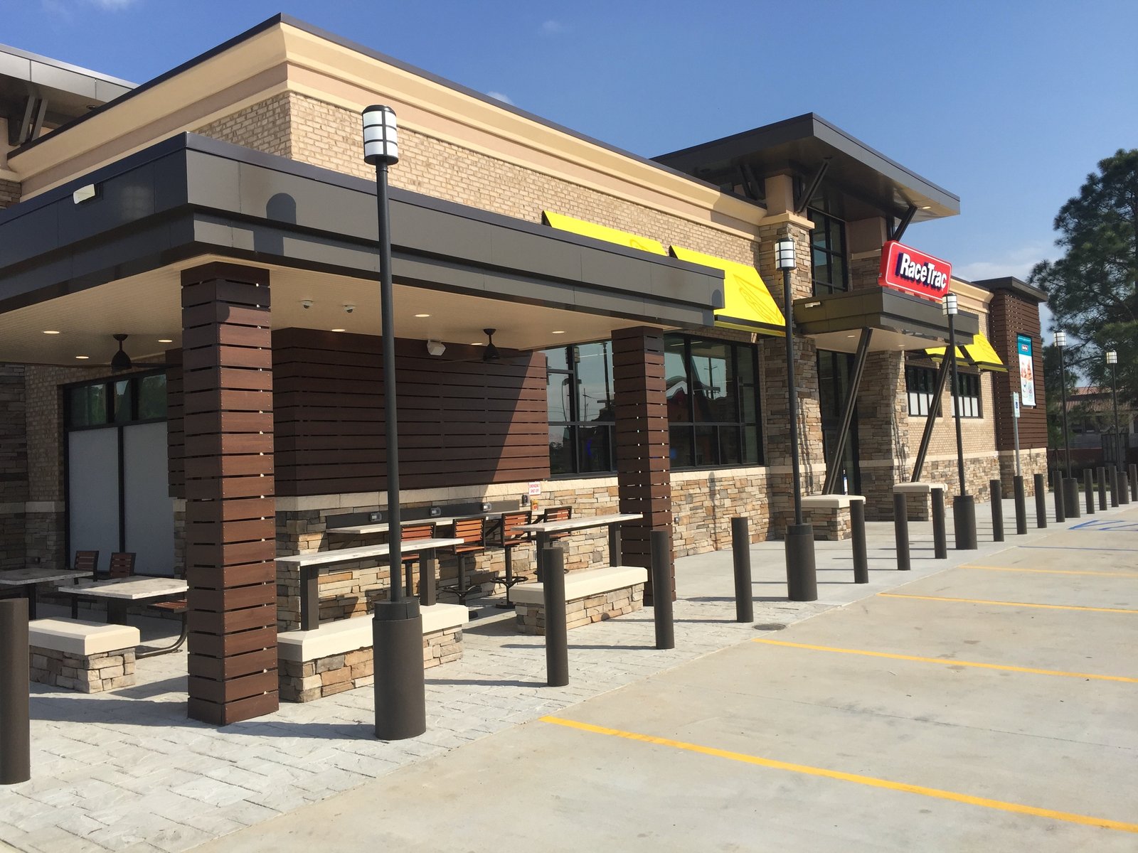 race track exterior cladding
