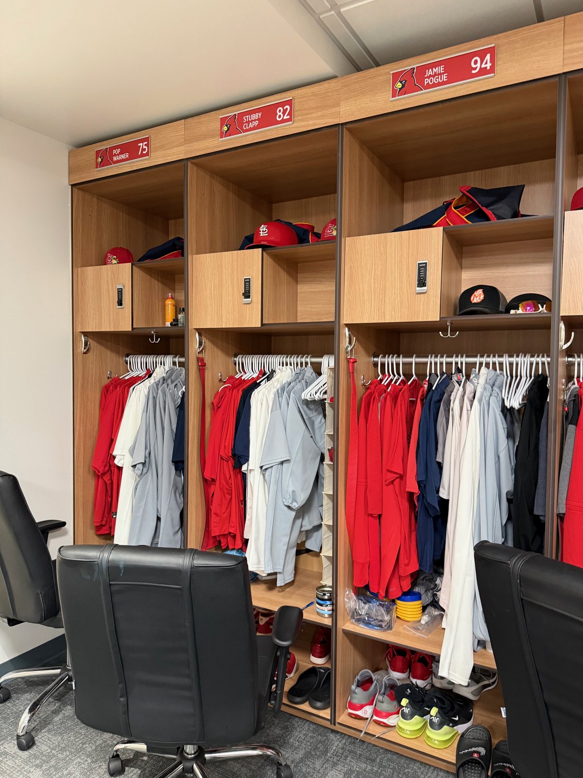 Cardinals Coaches Lockers
