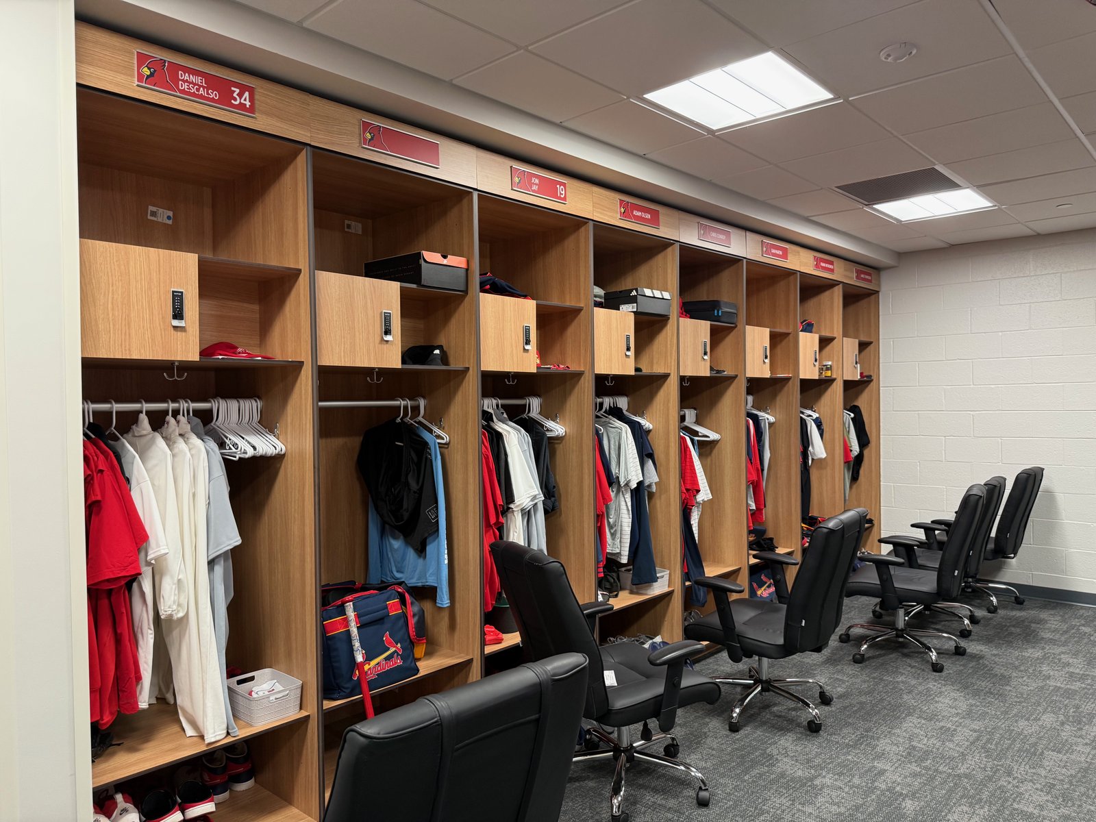 Cardinals Coaches Lockers