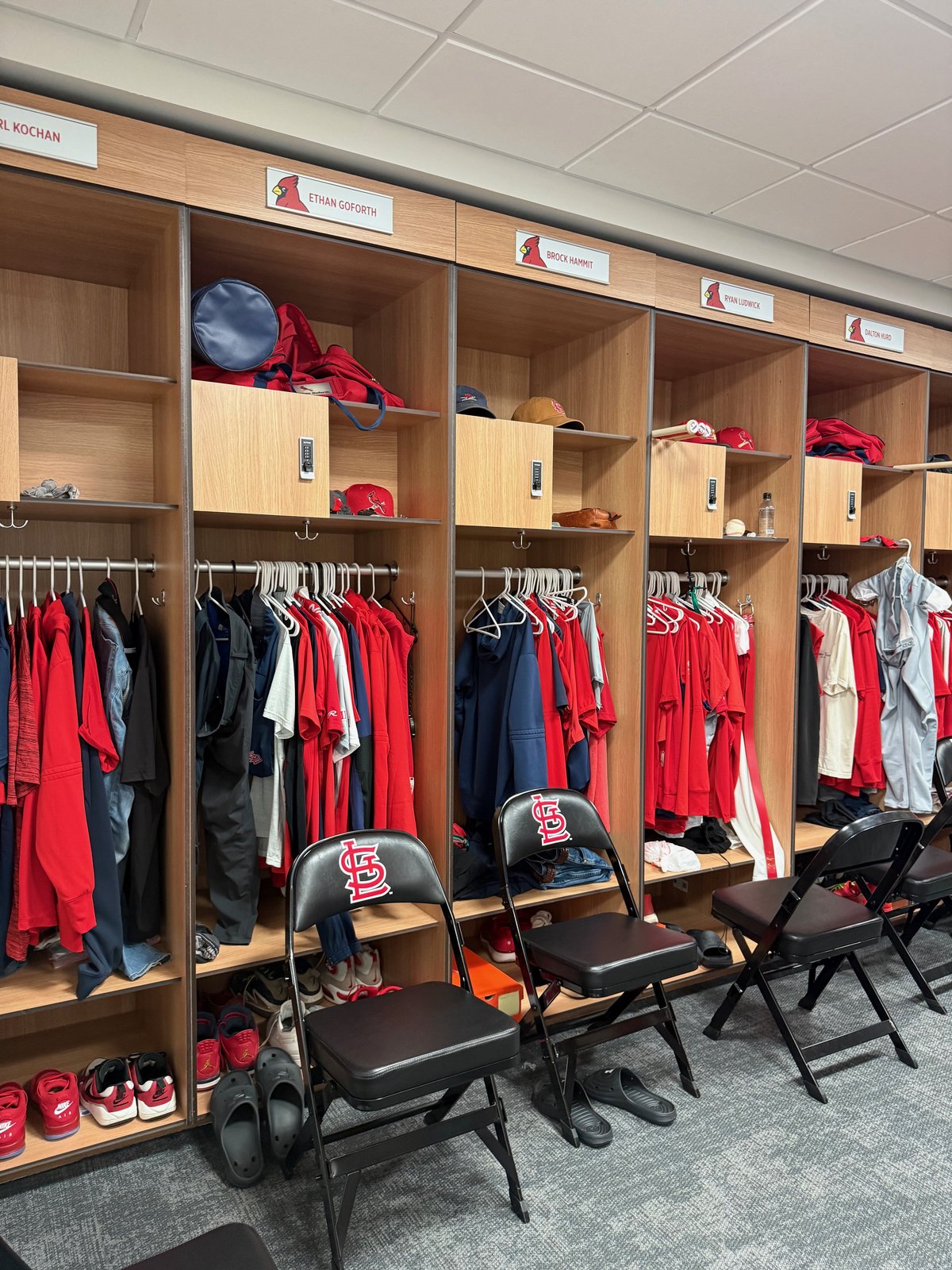 Cardinals Coaches Lockers
