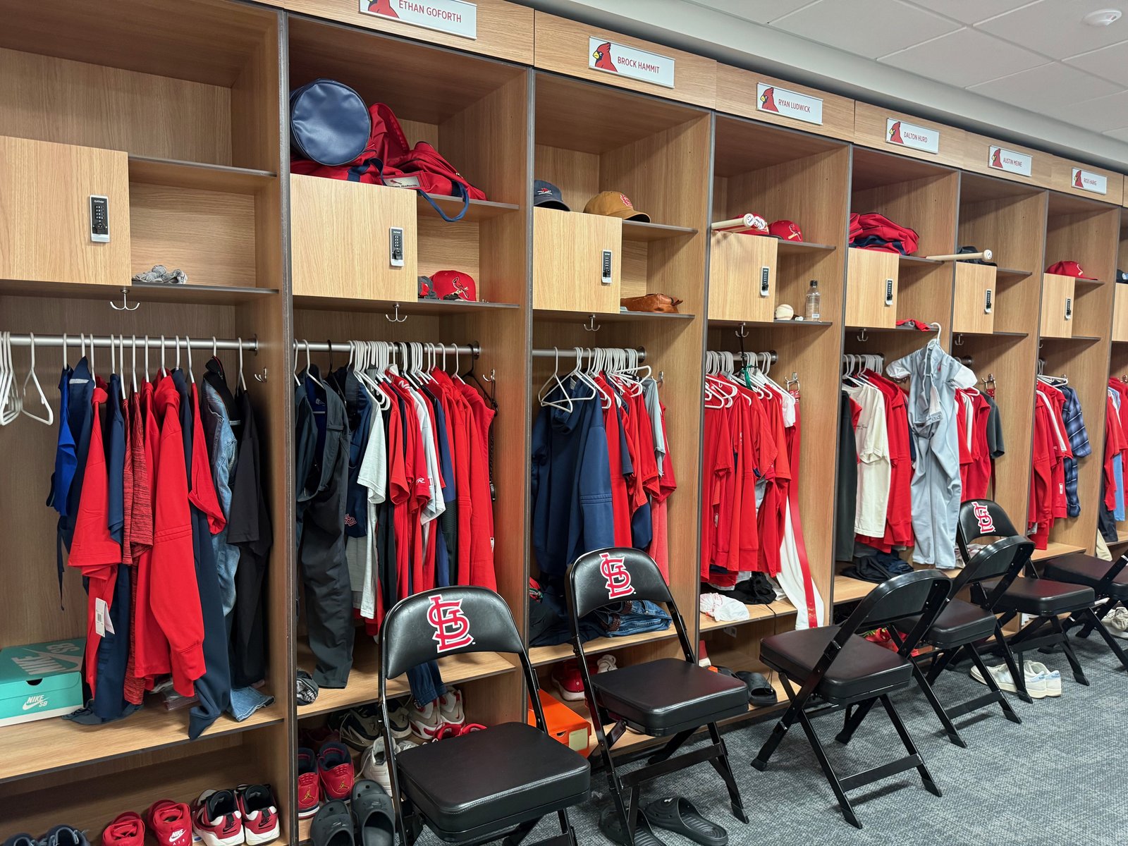 Cardinals Coaches Lockers