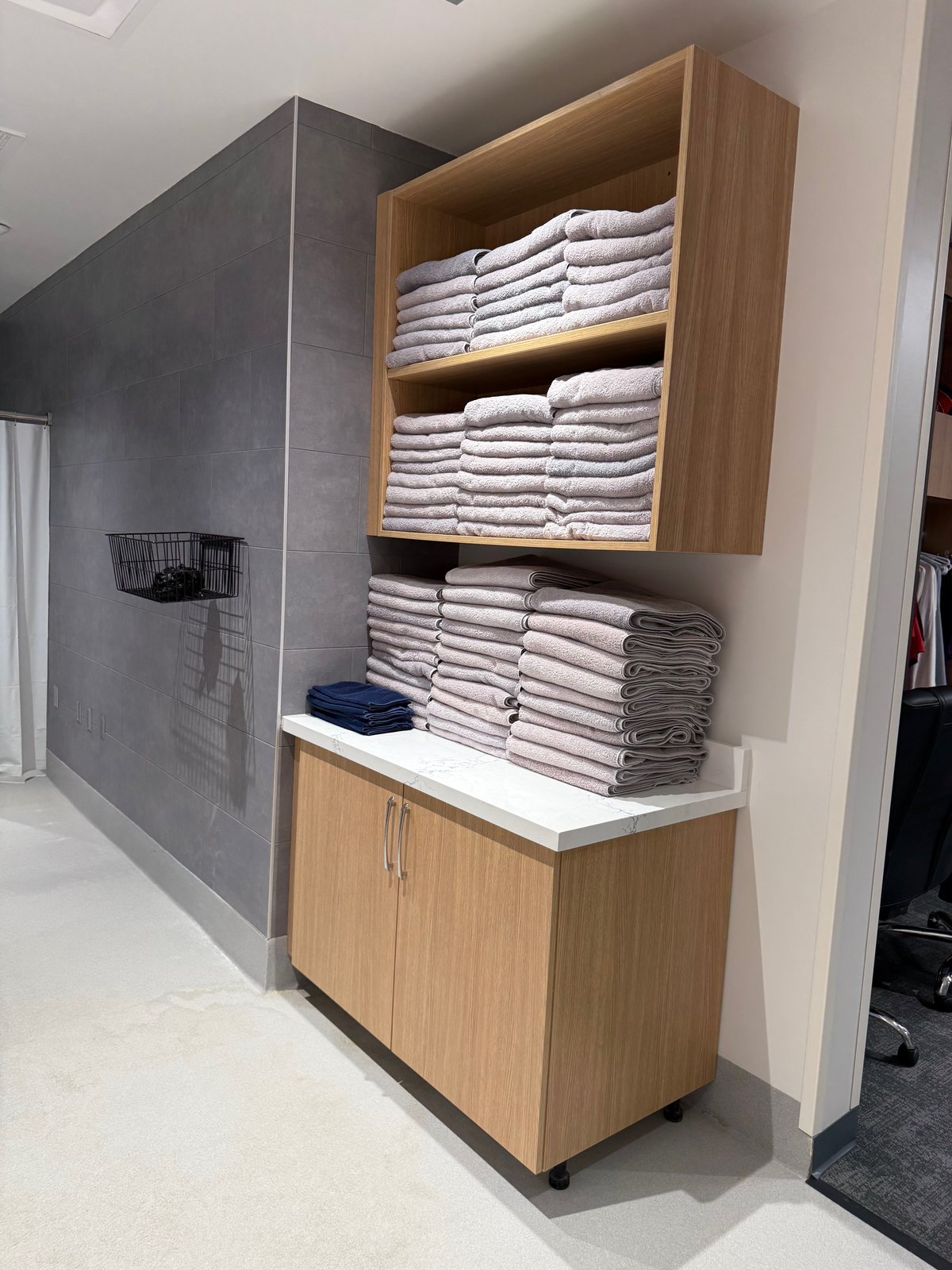 Towel Storage Cabinetry