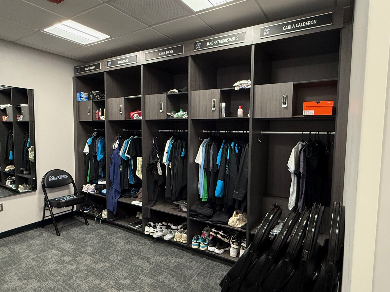 Marlins Staff Lockers