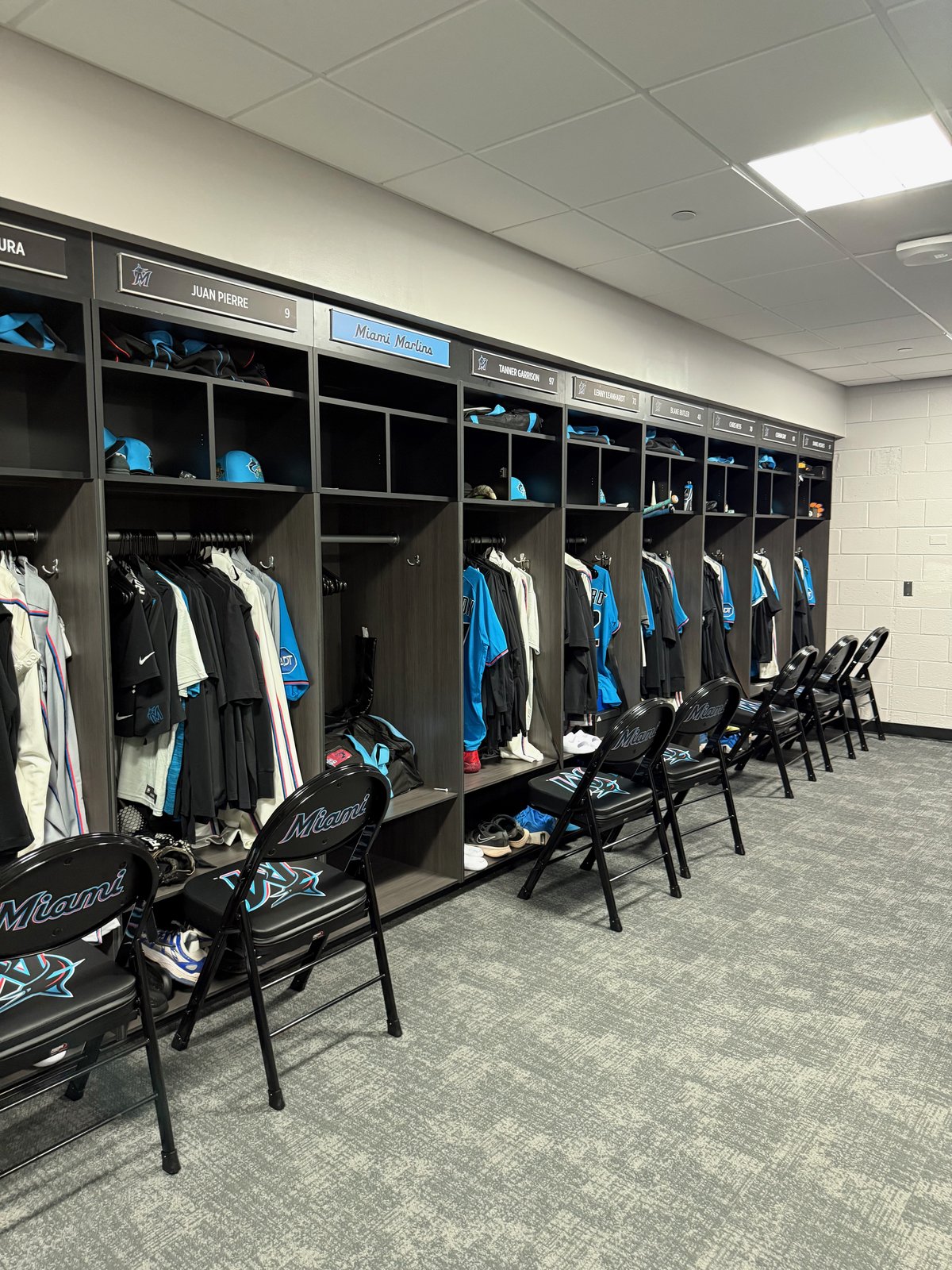 Marlins Coaches Lockers