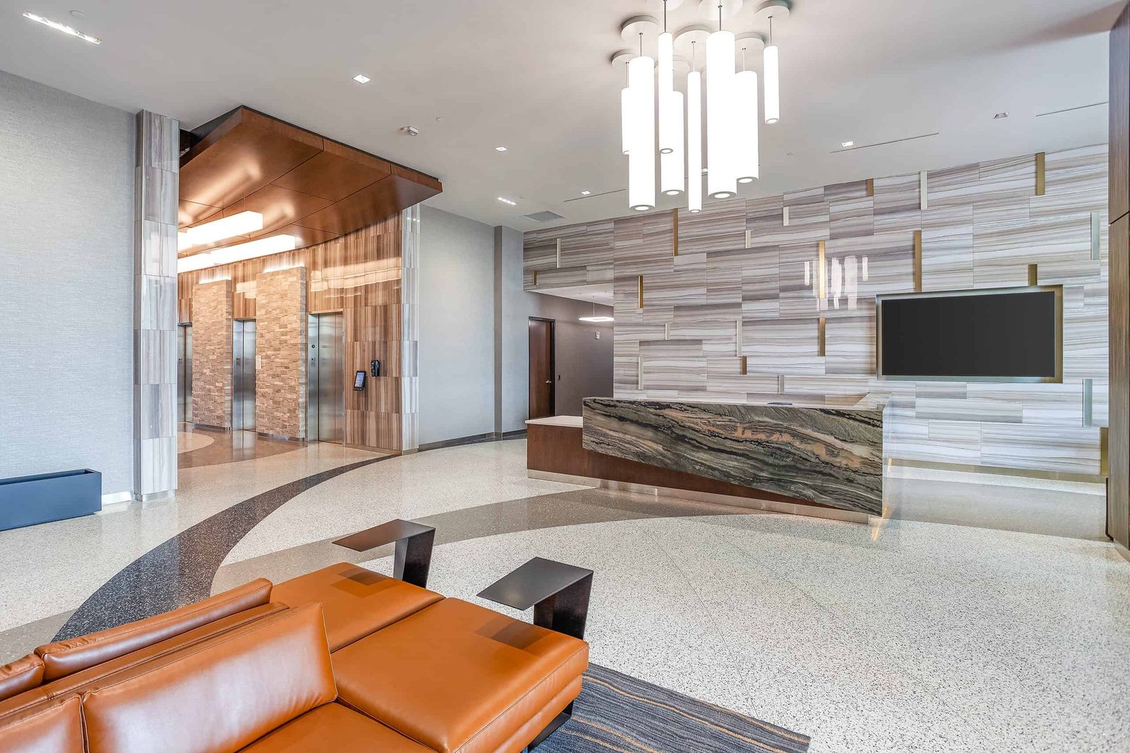 Corporate Campus Lobby Elevators