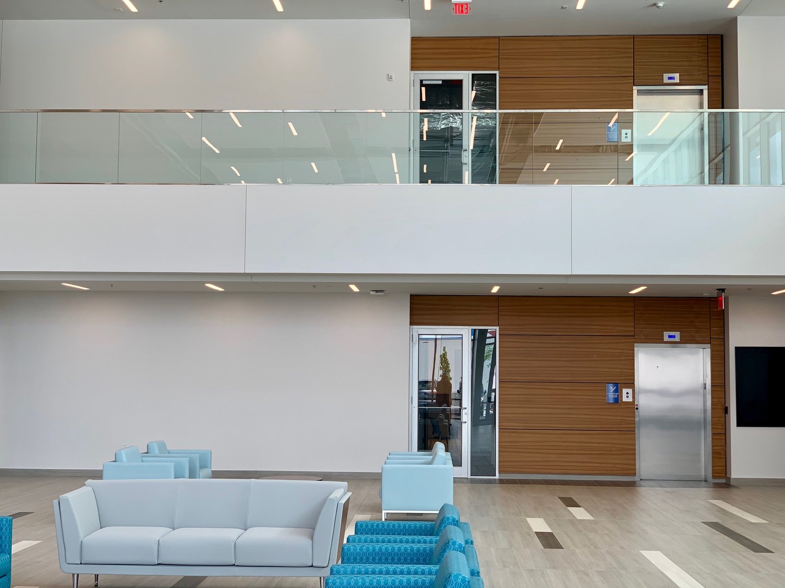 St. Vincents Arkansas Neuroscience Institute Teak wall panels